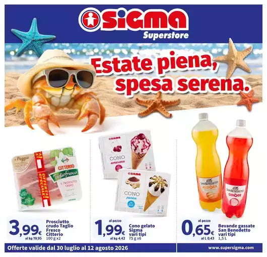 Estate piena, spesa serena, Superstore