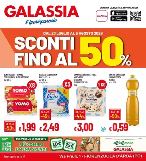 Sconti fino al 50%