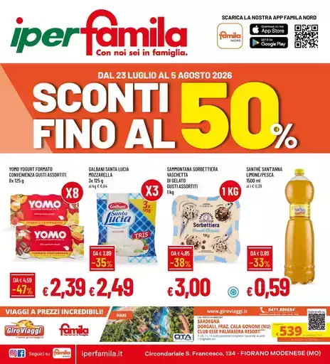 SCONTI FINO AL 50% SCONTI FINO AL 50%