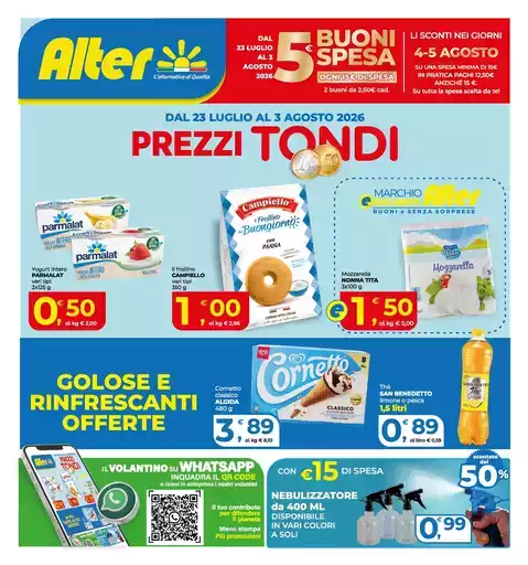 Prezzi tondi
