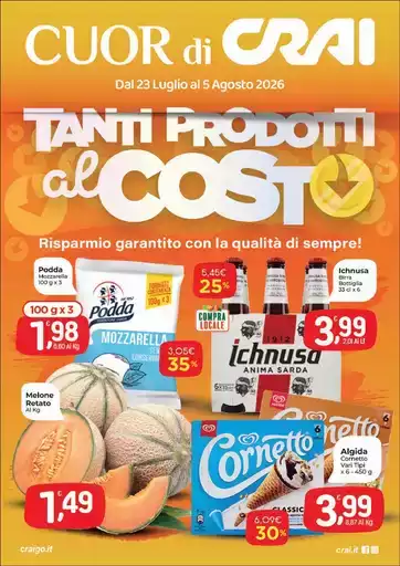 TANTI PRODOTTI AL COSTO