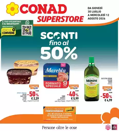 Sconti fino al 50%