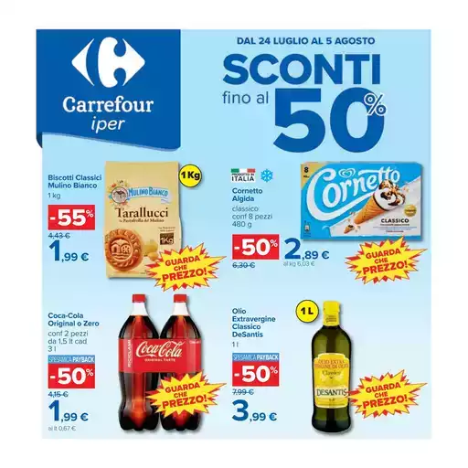 Sconti fino al 50%