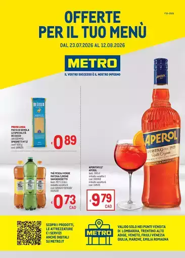 Offerte per il tuo menù - AREA 1 Offerte per il tuo menù - AREA 1