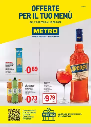 Offerte per il tuo menù - AREA 4