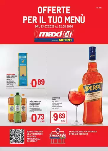 Offerte per il tuo menù - MAXI Offerte per il tuo menù - MAXI
