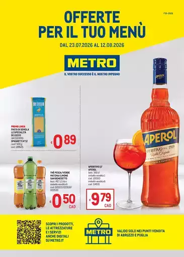 Offerte per il tuo menù - AREA 5 Offerte per il tuo menù - AREA 5