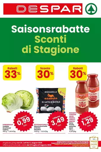 Sconti di stagione Sconti di stagione
