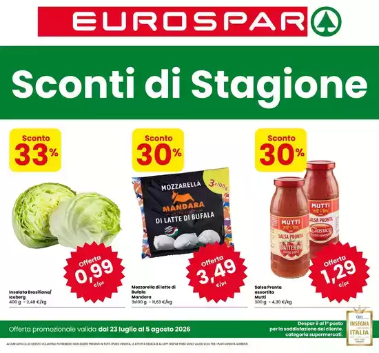 Sconti di stagione