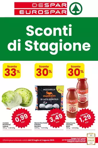 Sconti di stagione Sconti di stagione