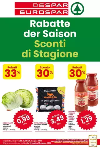 Sconti di stagione Sconti di stagione