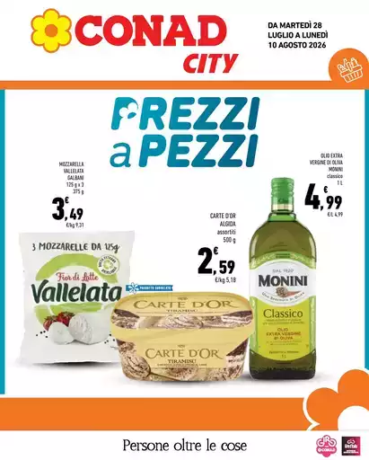 Prezzi a pezzi Prezzi a pezzi