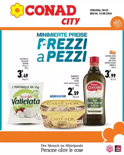 Prezzi a pezzi Prezzi a pezzi