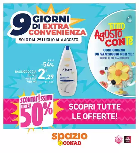 9 giorni di extra convenienza