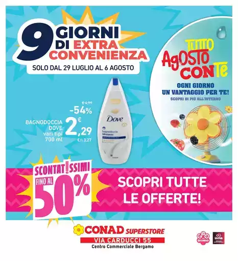 9 giorni di extra convenienza