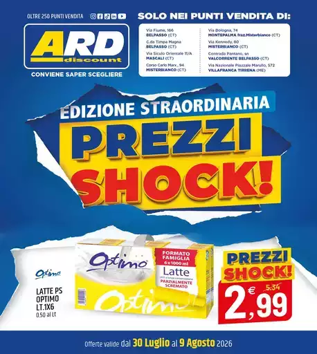 Prezzi shock!