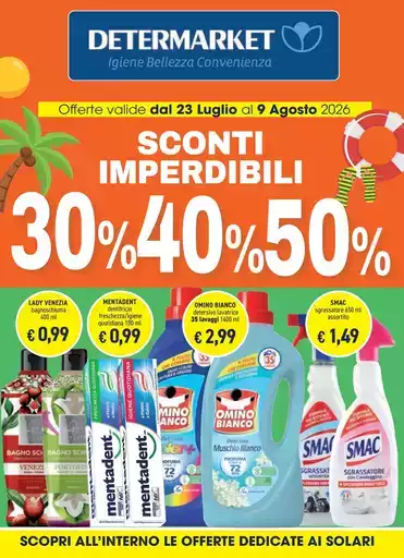 SCONTI IMPERDIBILI 30% 40% 50% SCONTI IMPERDIBILI 30% 40% 50%