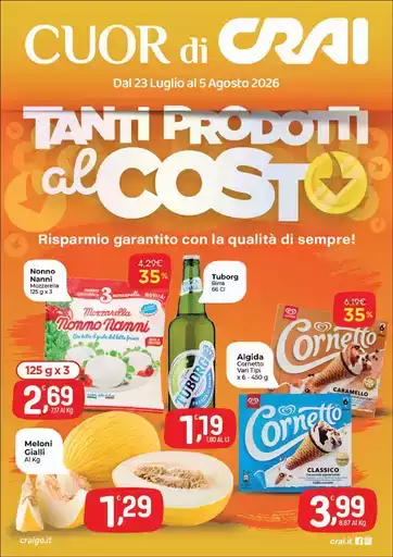TANTI PRODOTTI AL COSTO