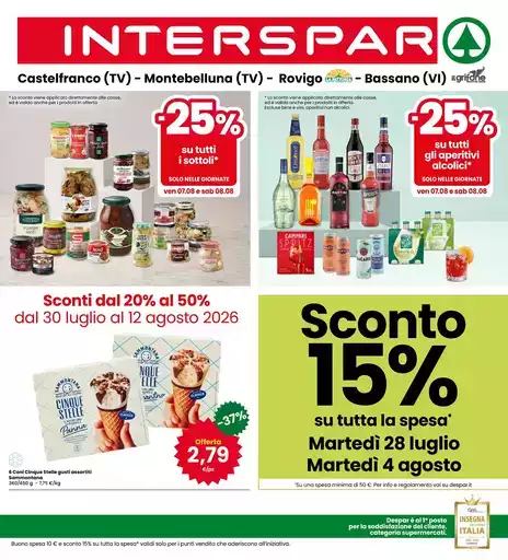 Sconti dal 20% al 50%