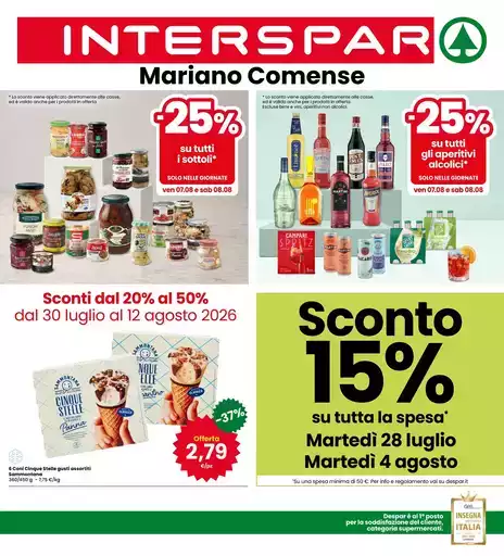 Sconti dal 20% al 50%