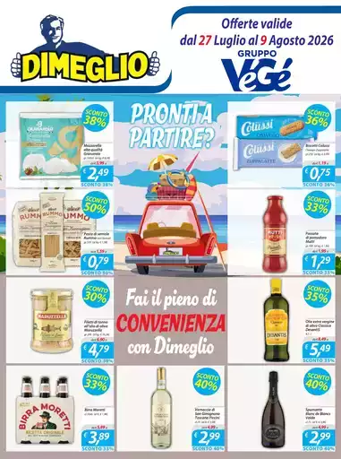 Offerte valide dal 27 Luglio al 9 Agosto 2026