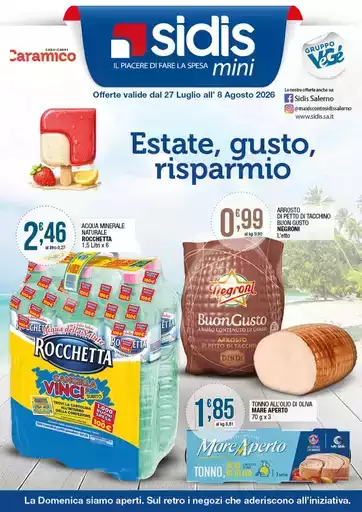 Estate, gusto, risparmio Estate, gusto, risparmio
