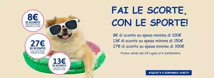 Fai le scorte, con le sporte!