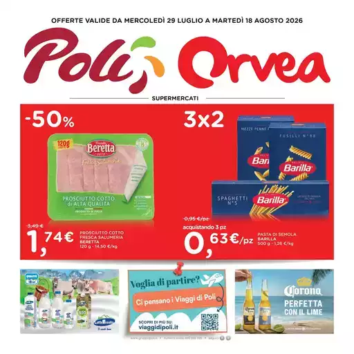 OFFERTE VALIDE DA MERCOLEDÌ 29 LUGLIO A MARTEDÌ 18 AGOSTO 2026 OFFERTE VALIDE DA MERCOLEDÌ 29 LUGLIO A MARTEDÌ 18 AGOSTO 2026