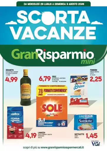 Scorta vacanze