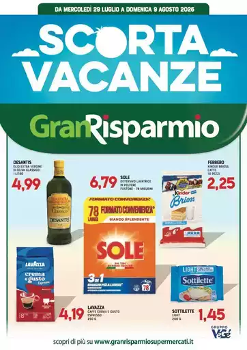 Scorta vacanze