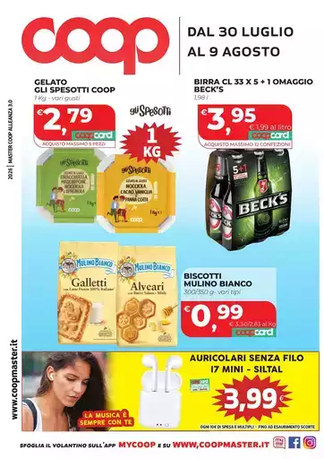 DAL 30 LUGLIO AL 9 AGOSTO