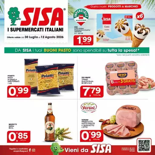 Offerte valide dal 30 Luglio al 12 Agosto 2026 Offerte valide dal 30 Luglio al 12 Agosto 2026