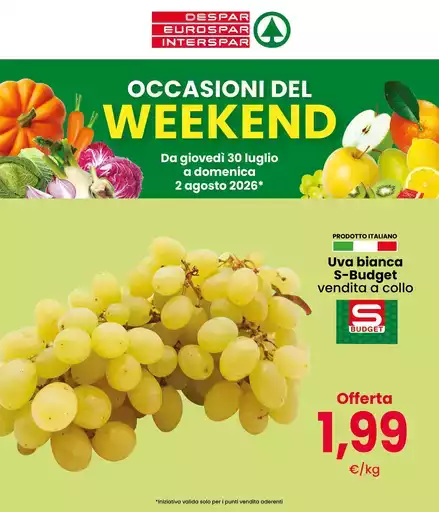 Occosioni del weekend Occosioni del weekend