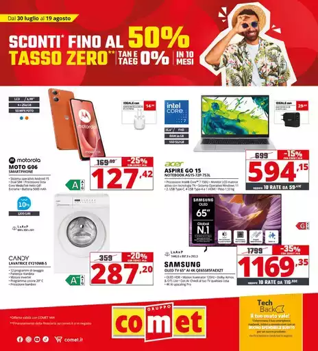 Tasso zero da Comet! Tasso zero da Comet!