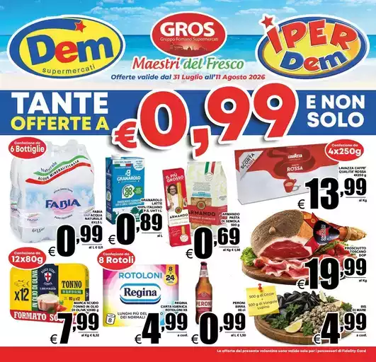 Tante offerte a €0,99 e non solo Tante offerte a €0,99 e non solo