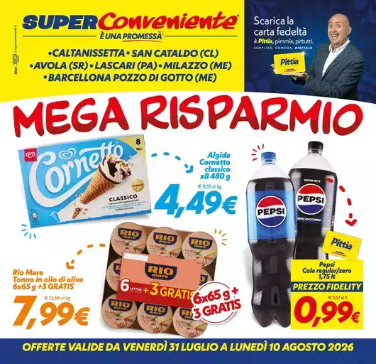 Mega risparmio