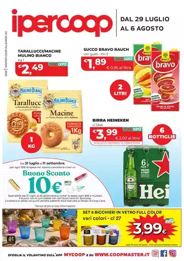 dal 29 luglio al 6 agosto