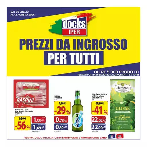 Prezzi da ingrosso per tutti