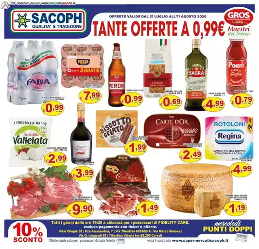 Tante offerte a 0,99€ Tante offerte a 0,99€