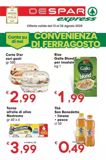 Convenienza di ferragosto Convenienza di ferragosto