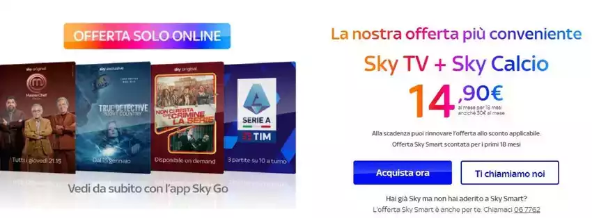 Offerta solo online Offerta solo online