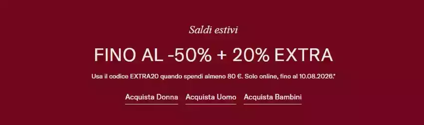 Saldi estivi Saldi estivi