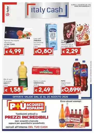 Offerte valide dal 12 al 25 agosto 2026