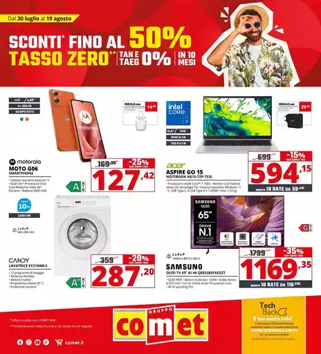 Tasso zero da Comet! Tasso zero da Comet!