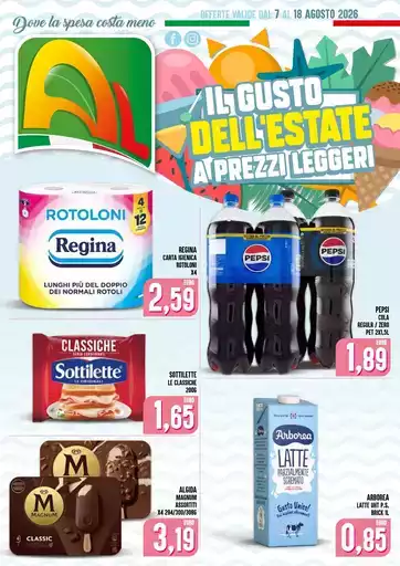 il gusto Dell'ESTATE A PREZZI LEGGERI il gusto Dell'ESTATE A PREZZI LEGGERI