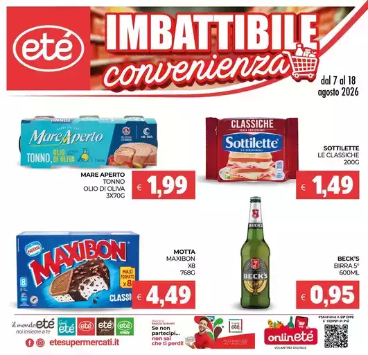 IMBATTIBILE convenienza IMBATTIBILE convenienza